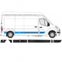 Set di modanature laterali per Opel Movano 2010-2021 / Destra / 13917