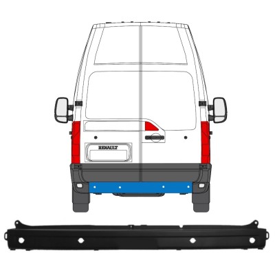 Paraurti posteriore con PDC per Nissan NV400 2010- 16389