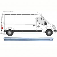Pannello di riparazione sottoporta porta scorrevole per Nissan NV400 2010- / Destra 15725