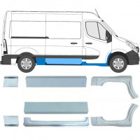 Set di pannelli di riparazione per Renault Master 2010- / Sinistra+Destra / 10063