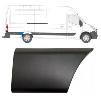 Modanatura laterale parafango posteriore dietro la ruota per Opel Movano 2010-2021 / Destra 16663