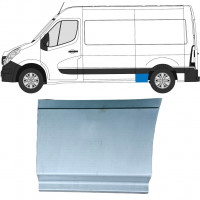 Pannello di riparazione sezione anteriore inferiore parafango posteriore per Nissan NV400 2010- / Sinistra 15697