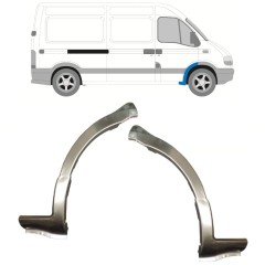 Pannello di riparazione parafango anteriore per Opel Movano 1998-2010 / Sinistra+Destra / Set 15360