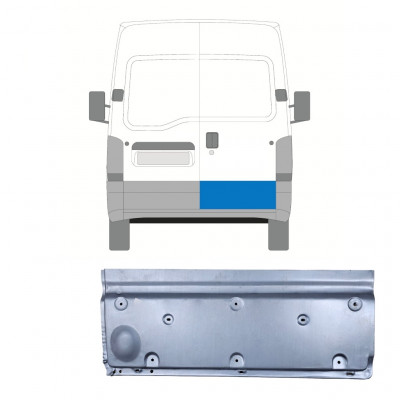 Pannello di riparazione porta posteriore per Opel Movano 1998-2010 / Destra 15324