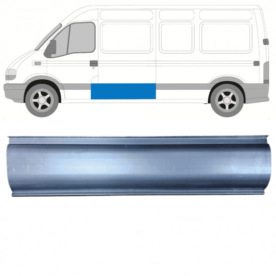 Pannello di riparazione pannello laterale per Renault Master 1998-2010 / Sinistra 11137