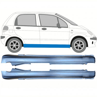 Sottoporta Lamiera Completo per Daewoo Matiz 1998-2008 / Sinistra+Destra / Set 9642