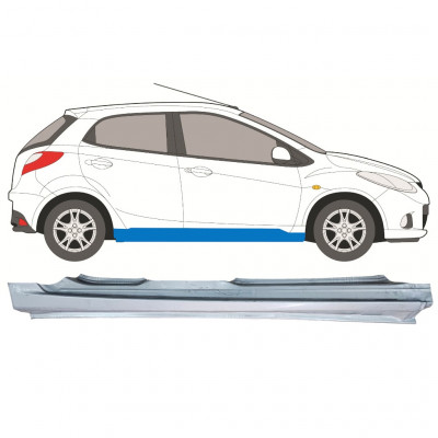 Sottoporta Lamiera Completo per Mazda 2 2007-2014 / Destra 12438