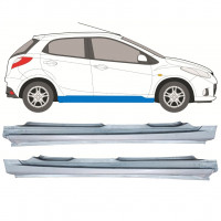 Sottoporta Lamiera Completo per Mazda 2 2007-2014 / Sinistra+Destra / Set 12440