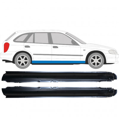Sottoporta Lamiera Completo per Mazda 323F BJ 1998-2004 / Sinistra+Destra / Set 9172
