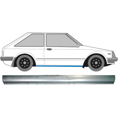 Pannello di riparazione sottoporta lamiera per Mazda 323 BD 1980-1993 / Sinistra = Destra (simmetrico) 7196