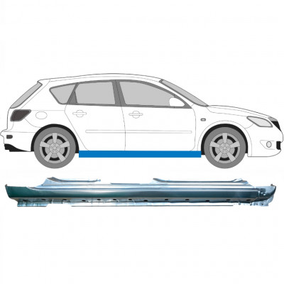 Sottoporta Lamiera Completo per Mazda 3 2003-2009 / Destra 6682