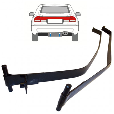 Cinghie serbatoio carburante per Mazda 626 1992-1997 9383