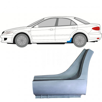 Pannello di riparazione sottoporta sotto la porta per Mazda 6 GG GY 2002-2007 / Sinistra 7978