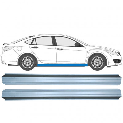 Pannello di riparazione sottoporta lamiera per Mazda 6 GG GY 2002-2007 / Sinistra = Destra (simmetrico) / Set 10495