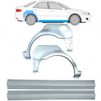 Pannello di riparazione sottoporta e parafango posteriore per Mazda 6 GG GY 2002-2007 / Sinistra+Destra / Set 9653