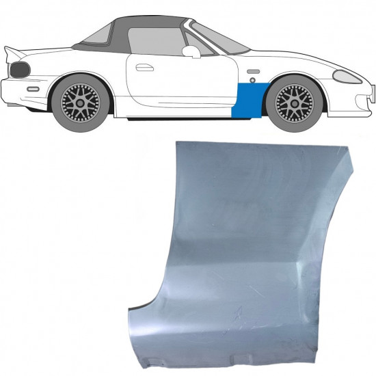 Pannello di riparazione parafango anteriore per Mazda MX-5 1998-2005 / Destra 6699
