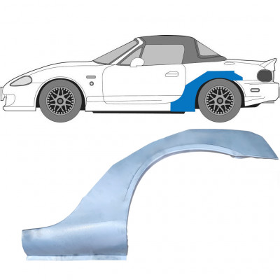 Pannello di riparazione parafango posteriore per Mazda MX-5 1998-2005 NB / Sinistra 8032
