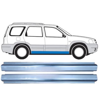 Pannello di riparazione sottoporta lamiera per Mazda Tribute 2001-2008 / Sinistra+Destra 15595