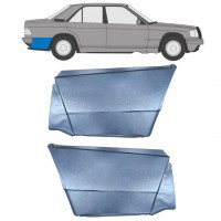 Pannello di riparazione parafango posteriore per Mercedes 190 W201 1982-1993 / Sinistra+Destra / Set 10974