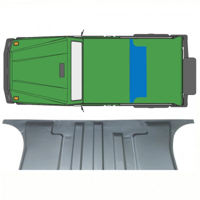 Pannello di riparazione pavimento posteriore per Mercedes G-Class W460 W461 W463 1979- 8386
