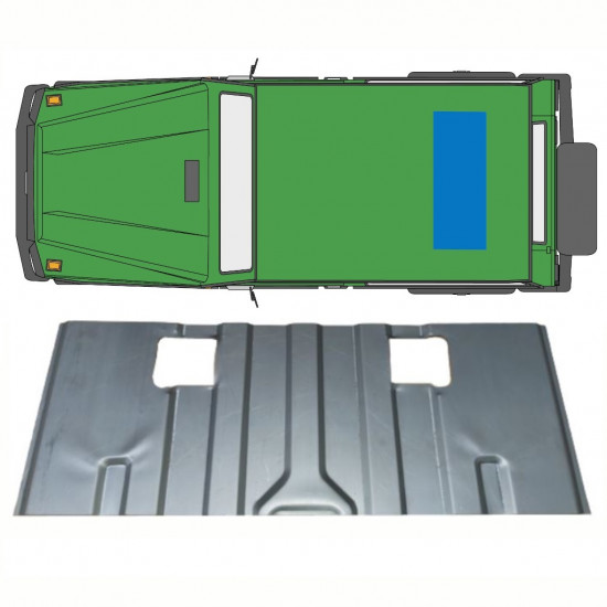 Pannello di riparazione pavimento posteriore per Mercedes G-Class W460 W461 W463 1979- 8385