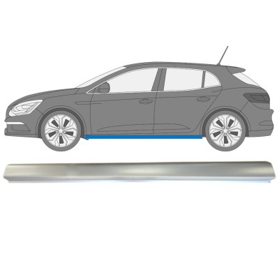 Pannello di riparazione sottoporta lamiera per Renault Megane 2016- / Sinistra 15008