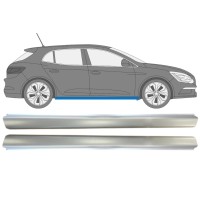 Pannello di riparazione sottoporta lamiera per Renault Megane 2016- / Sinistra+Destra / Set 15009