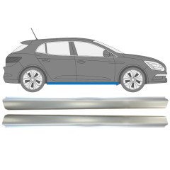 Pannello di riparazione sottoporta lamiera per Renault Megane 2016- / Sinistra+Destra / Set 15009