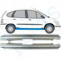 Sottoporta Lamiera Completo per Renault Megane I Scenic 1995-2003 / Sinistra+Destra / Set 10117