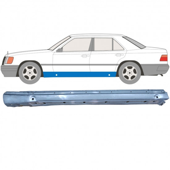 Sottoporta Lamiera Completo per Mercedes E-Class W124 1984-1996 / Sinistra 8308