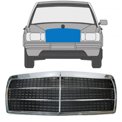 Griglia per Mercedes 190 W201 1982-1993 7516