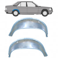 Pannello di riparazione arco ruota posteriore interno per Mercedes 190 W201 1982-1993 / Sinistra+Destra / Set 9837