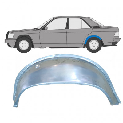 Pannello di riparazione arco ruota posteriore interno per Mercedes 190 W201 1982-1993 / Sinistra 7999