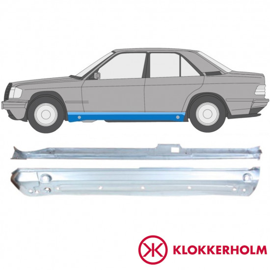 Sottoporta Lamiera Completo per Mercedes 190 W201 1982-1993 / Sinistra / Set 10905