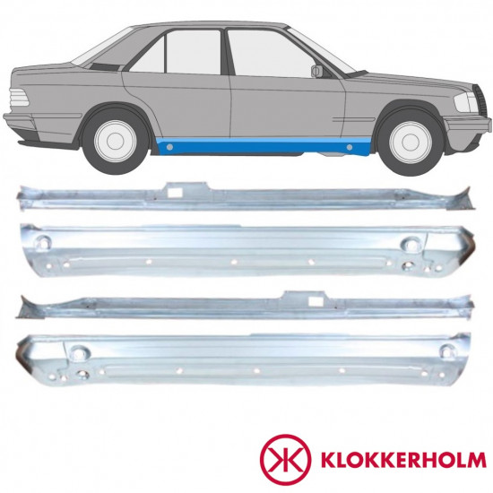 Sottoporta Lamiera Completo per Mercedes 190 W201 1982-1993 / Set 10906