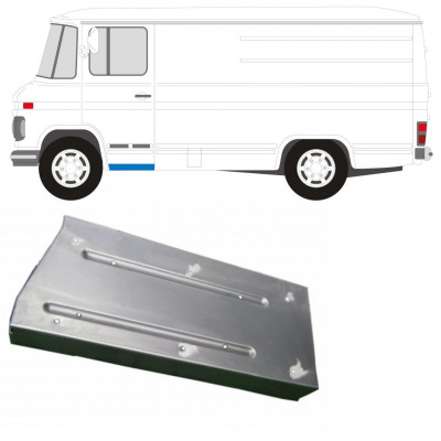 Pannello di riparazione gradino anteriore per Mercedes 406-608D 1968-1986 / Sinistra 11424
