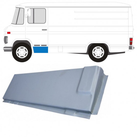 Pannello di riparazione porta anteriore interno per Mercedes 406-608D 1968-1986 / Sinistra 11418