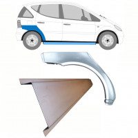 Pannello di riparazione sottoporta e parafango posteriore per Mercedes A-Class W168 1997-2004 / Destra / Set 8721