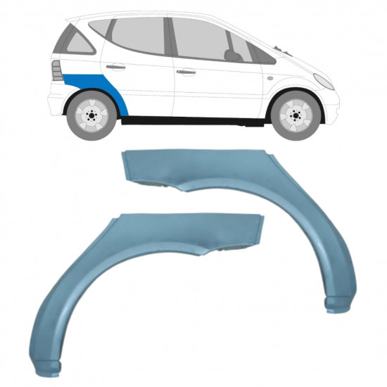 Pannello di riparazione parafango posteriore per Mercedes A-Class W168 1997-2004 / Sinistra+Destra / Set 10479
