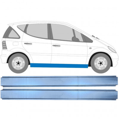 Pannello di riparazione sottoporta lamiera per Mercedes A-Class W168 1997-2004 / Sinistra = Destra (simmetrico) / Set 9529