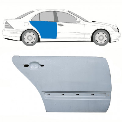 Pannello di riparazione porta posteriore per Mercedes C-Class W203 2000-2007 / Destra 8753