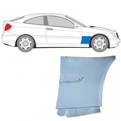 Pannello di riparazione parafango anteriore per Mercedes CL-Class 203 2000-2008 / Destra 12696