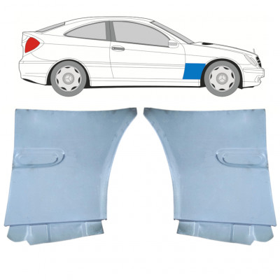 Pannello di riparazione parafango anteriore per Mercedes CL-Class 203 2000-2008 / Sinistra+Destra / Set 12698