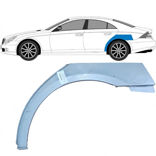 Pannello di riparazione parafango posteriore per Mercedes CLS-Class 2004-2011 / Sinistra 6763