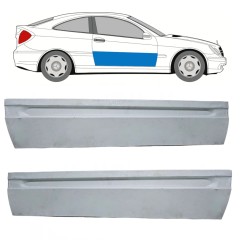 Lamierato riparazione porta per Mercedes CL-Class 203 2000-2008 / Sinistra+Destra / Set 10689