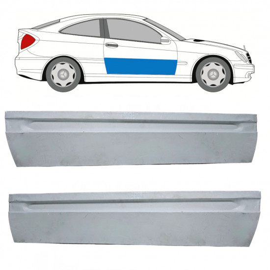 Lamierato riparazione porta per Mercedes CL-Class 203 2000-2008 / Sinistra+Destra / Set 10689