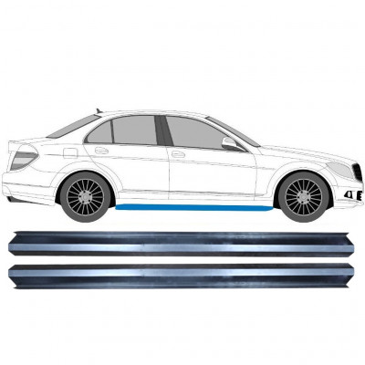 Pannello di riparazione sottoporta lamiera per Mercedes C-Class W204 2007-2014 / Sinistra = Destra (simmetrico) / Set 10394