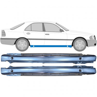 Sottoporta Lamiera Completo per Mercedes C-Class W202 1993-2001 / Sinistra+Destra / Set 9301