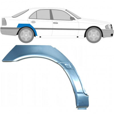 Pannello di riparazione parafango posteriore per Mercedes C-Class W202 1993-2001 / Destra 6715