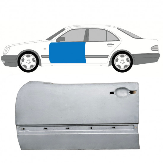 Pannello di riparazione porta anteriore alta per Mercedes E-Class W210 1995-2003 / Sinistra 8181